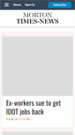 Mobile Screenshot of mortontimesnews.com