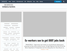 Tablet Screenshot of mortontimesnews.com
